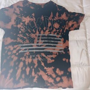 AC/DC Tie-Dye Graphic Tee